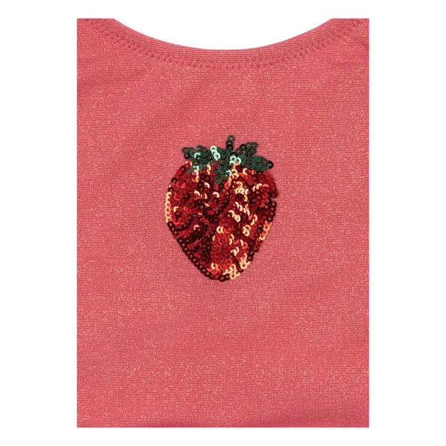 Badeanzug Amandine Lurex | Rosa