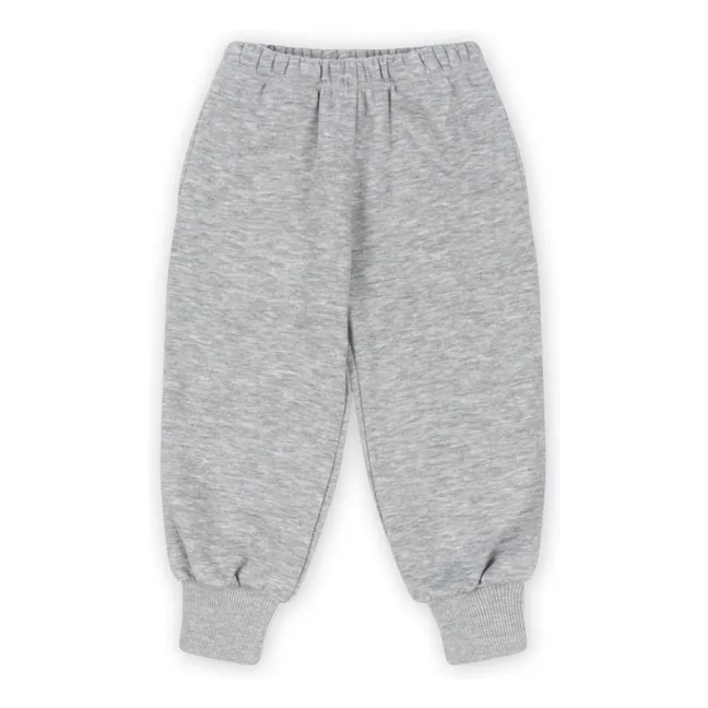 Jogger Lou Bio-Baumwolle | Grau Meliert