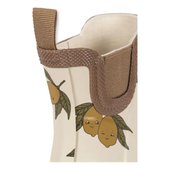 Welly Regenstiefel Zitrone | Beige