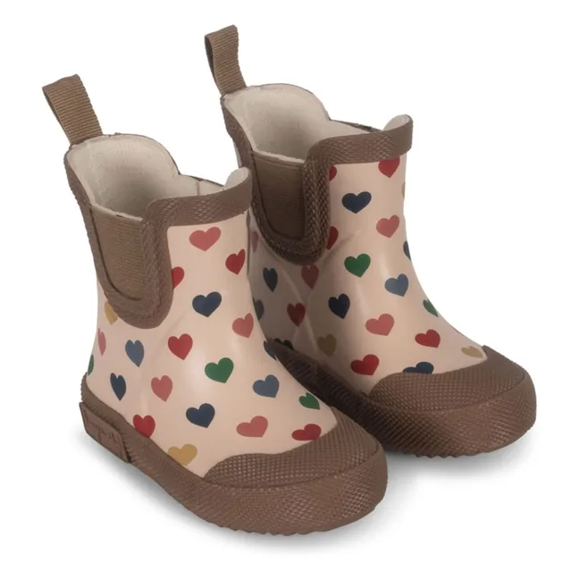 Bottes de Pluie Welly Fleurs | Marron