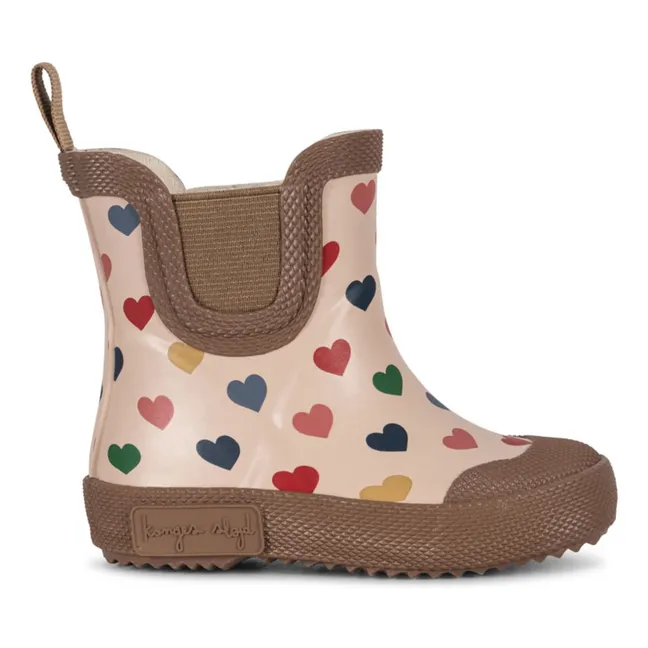 Bottes de Pluie Welly Fleurs | Marron
