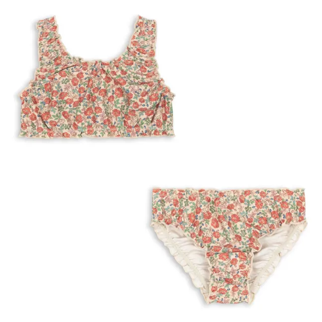 Maillot de Bain 2 Pièces Collette Fibres Recyclées | Framboise