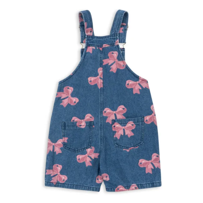 Magot Organic Cotton Knot Dungarees | Denim brut