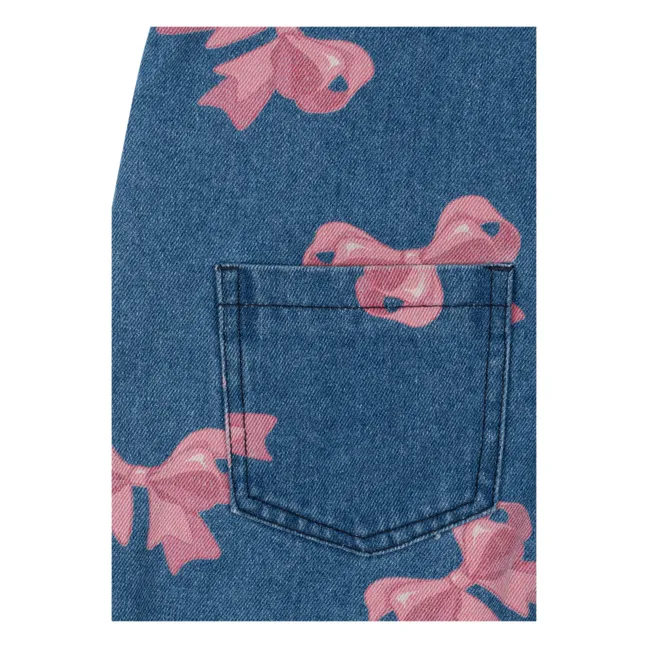 Latzhose Magot Schleife Bio-Baumwolle | Denim Brut