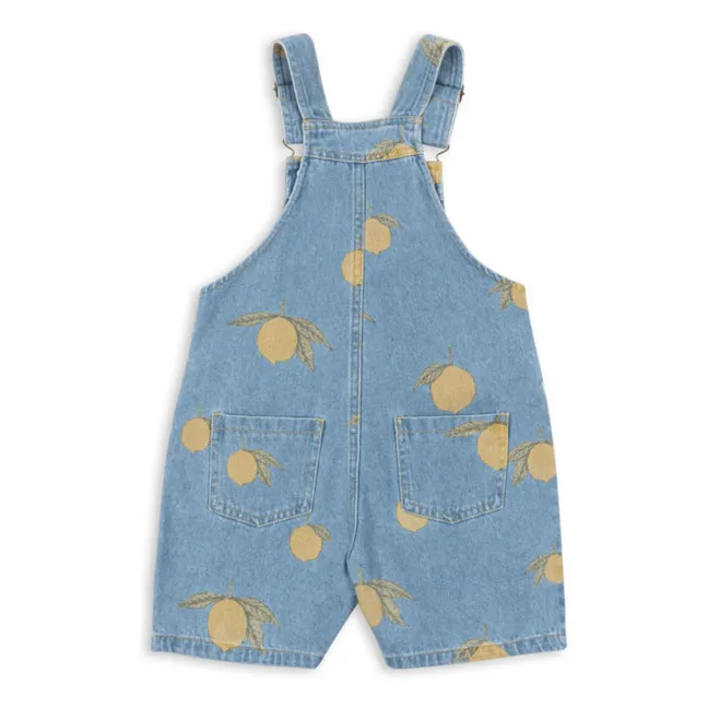 Salopette Magot in cotone biologico e limone | Blu