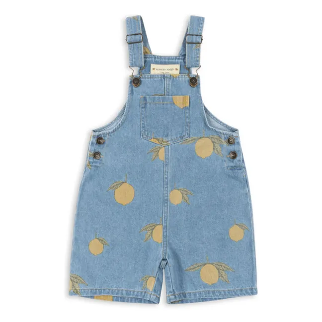 Salopette Magot in cotone biologico e limone | Blu