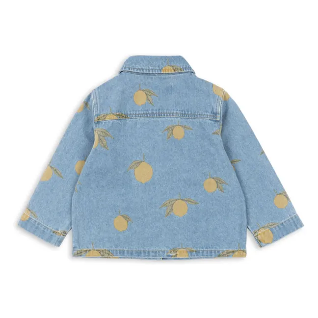 Jacke Magot Zitrone Bio-Baumwolle | Blau