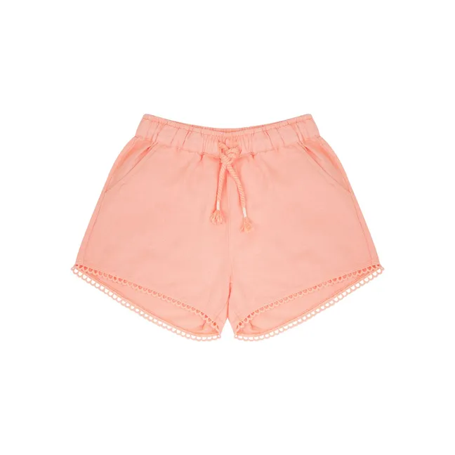 Leinen Shorts Mimi | Pfirsichfarben