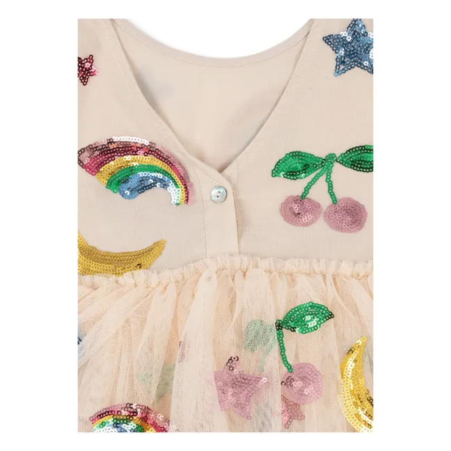 Kleid Yvonne Tüll Rainbow | Seidenfarben
