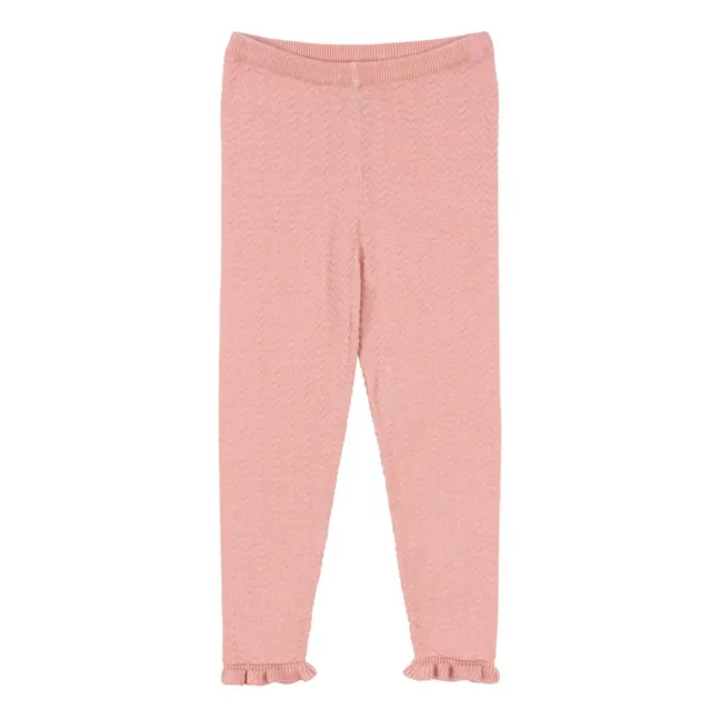 Leggings de algodón orgánico Cypres | Rosa
