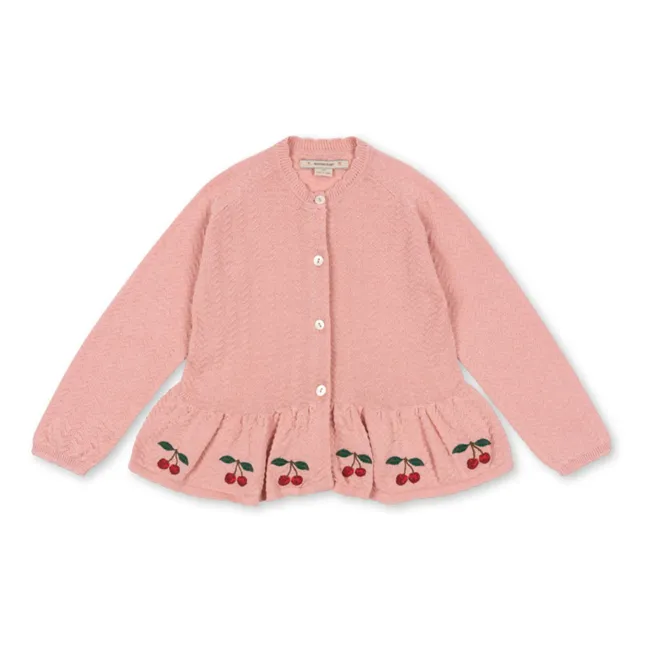 Strickjacke Cypres Bio-Baumwolle | Rosa