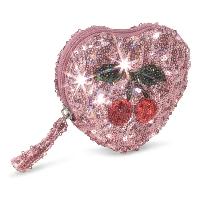 Geldbörse Kirsche Sequin | Rosa