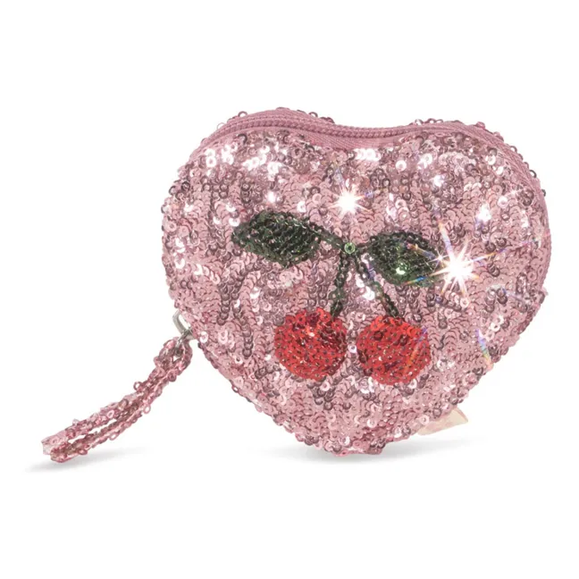 Geldbörse Kirsche Sequin | Rosa