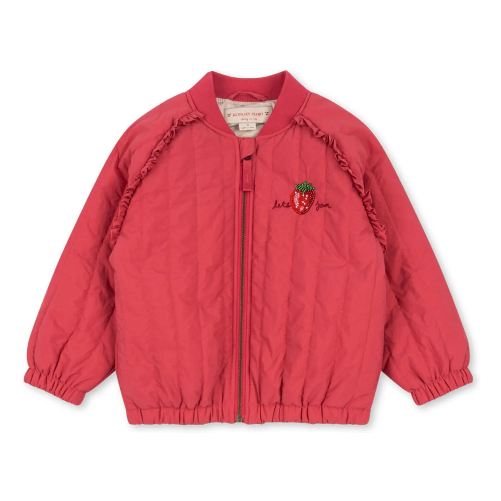 Konges Sløjd - Juno Strawberry Bomber - Framboise | Smallable