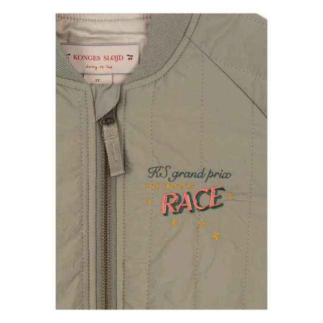 Bomber da corsa Juno | Verde militare