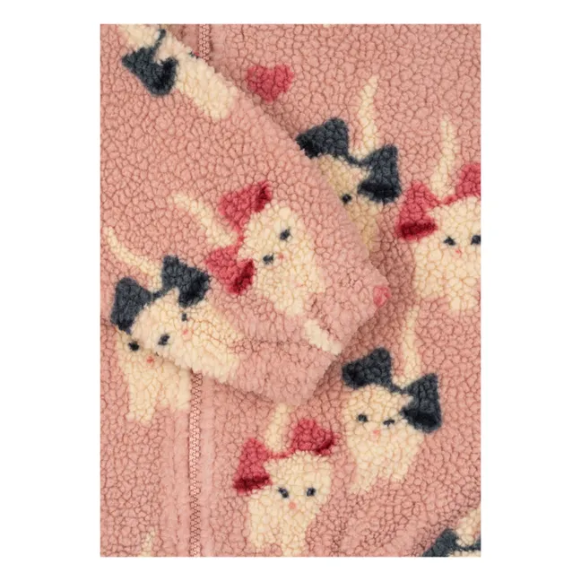 Giacca in pile in fibra riciclata Joddy | Rosa