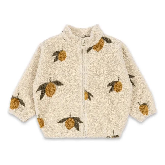 Joddy Lemon Fleece Jacket Recycled Fiber | Ecru