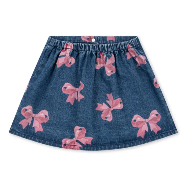 Magot Skirt Knot Organic Cotton | Denim brut