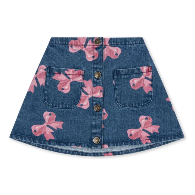 Magot Skirt Knot Organic Cotton | Denim brut
