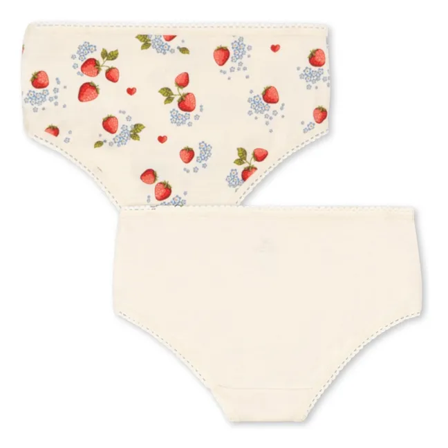 2er-Pack Basic Slips aus Bio-Baumwolle | Seidenfarben