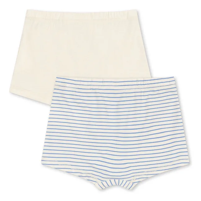 Set di 2 slip Anchor in cotone biologico | Ecru