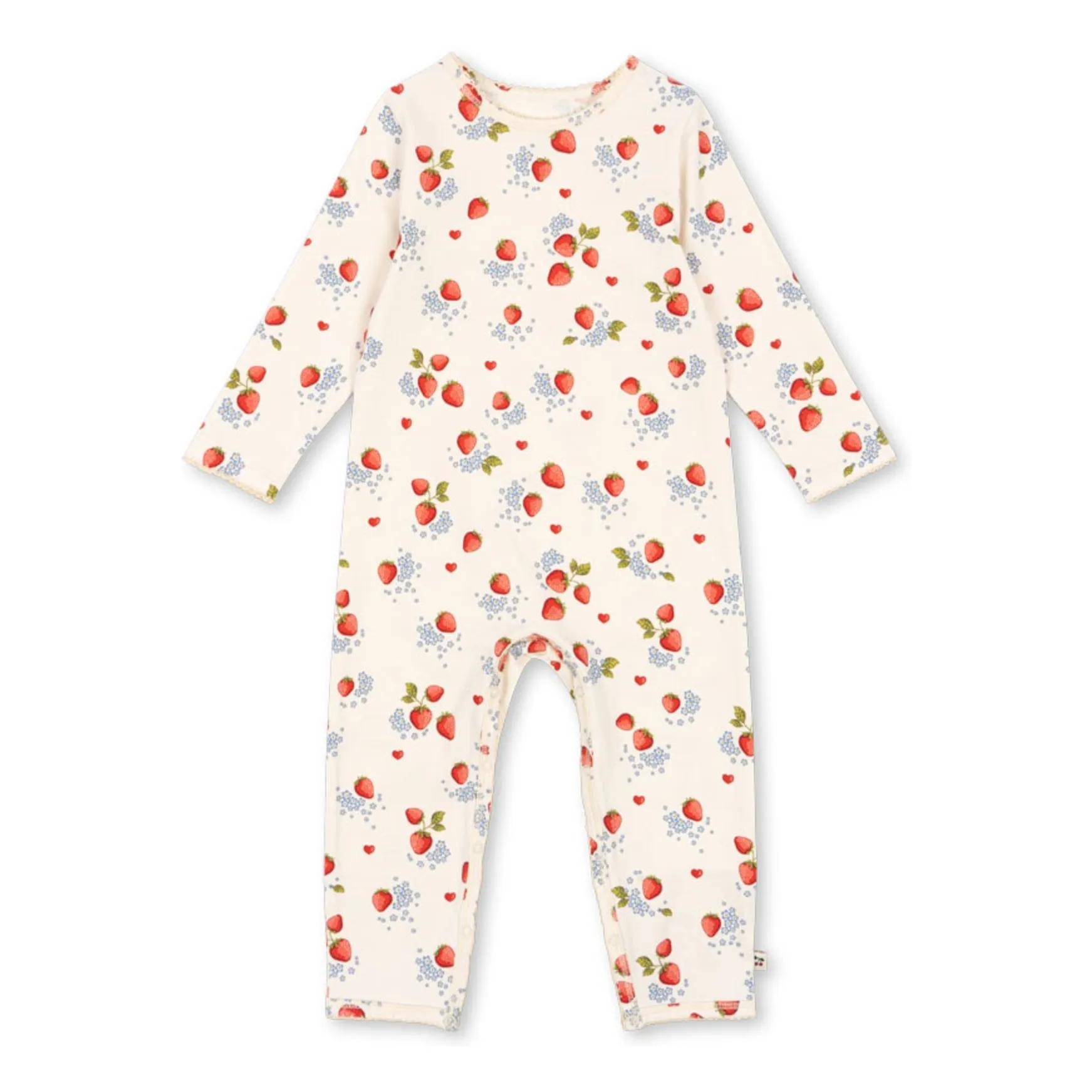 Konges Sløjd Ecru Basic Jumpsuit Organic Cotton