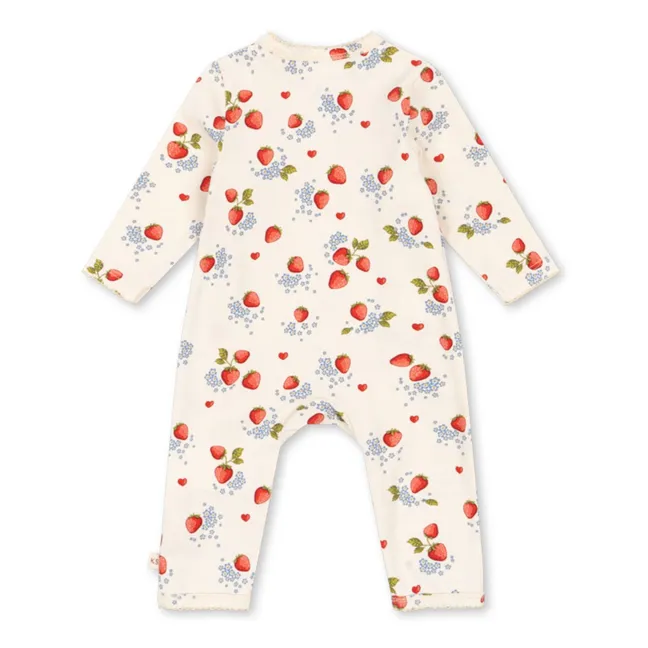 Cache-Coeur Basic Jumpsuit aus Bio-Baumwolle | Seidenfarben