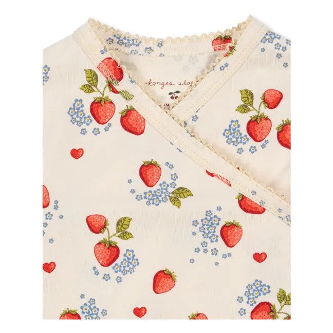 Cache-Coeur Basic Jumpsuit aus Bio-Baumwolle | Seidenfarben