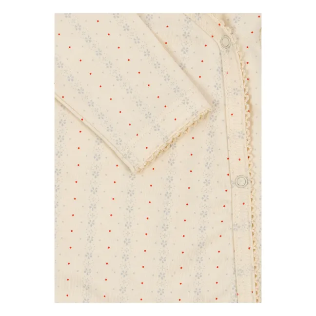 Combinaison Cache-Coeur Basic Coton Bio | Crème