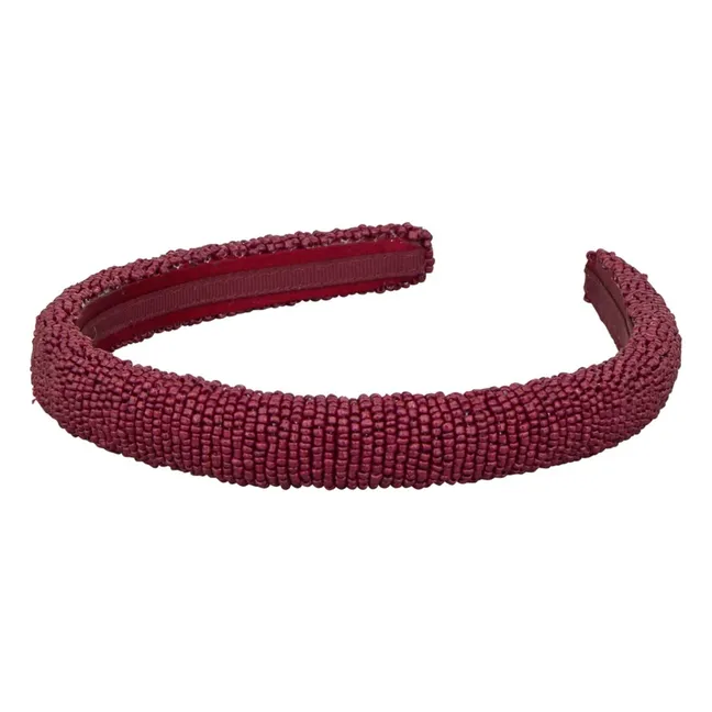 Diadema de perlé macizo | Burdeos