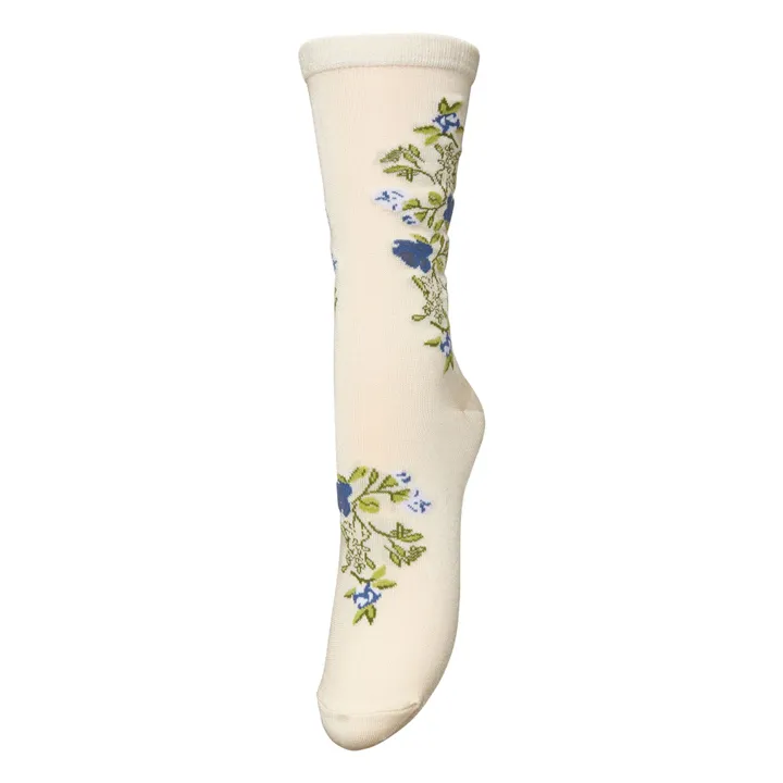 Fleuriora Visca socks | Ecru- Product image n°0