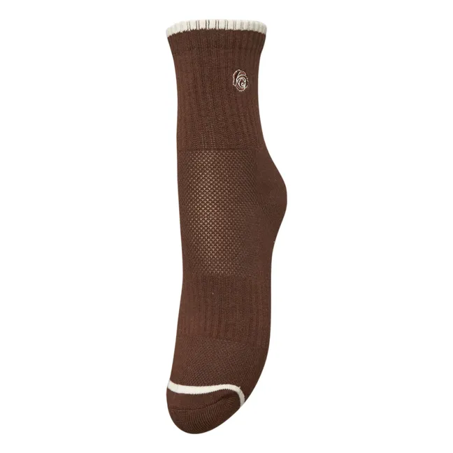 Rose Cotta Socken | Braun