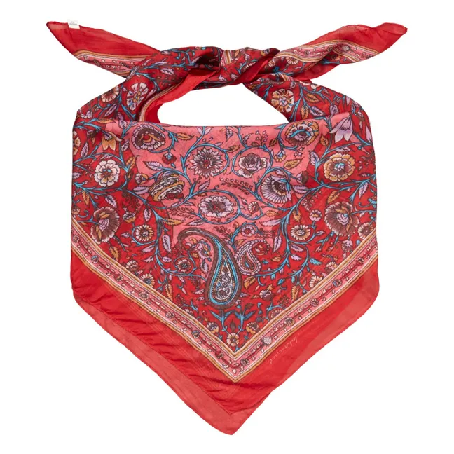 Sciarpa di seta Sosaisley Sia | Rosso