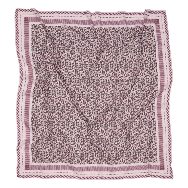 Sciarpa in cotone e seta Strawpetta Sico | Rosa