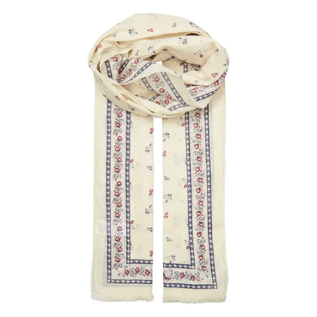Floaisley Corga Organic Cotton Scarf | Ecru