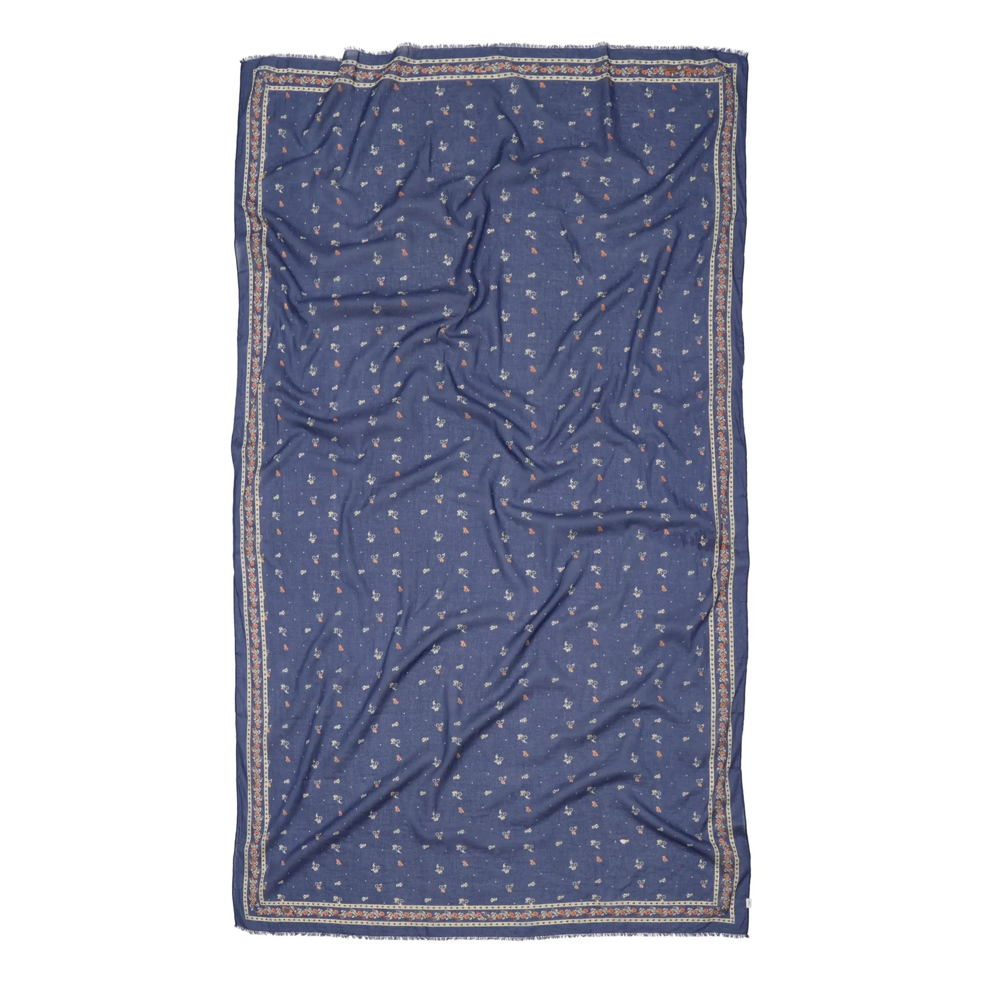 Echarpe Floaisley Corga Coton Bio | Bleu- Image produit n°0