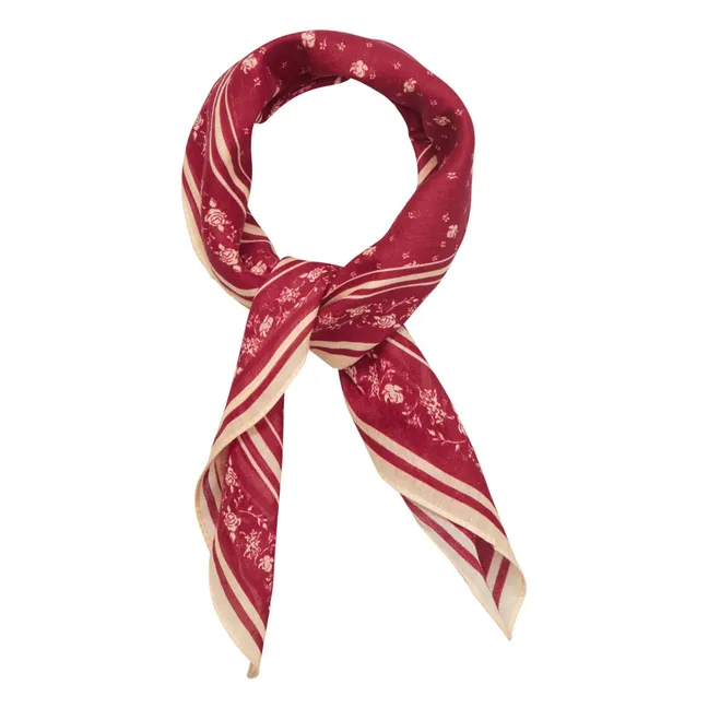 Sciarpa Fleur Cotta | Bordeaux