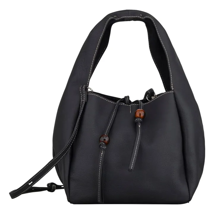 Sac Haper Cuir Grainé | Noir- Image produit n°0