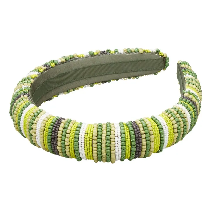 Serre-tête Mahina Perlé | Vert- Image produit n°0