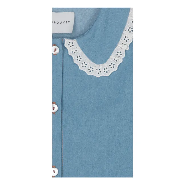 Blouse Aroa | Bleu jean