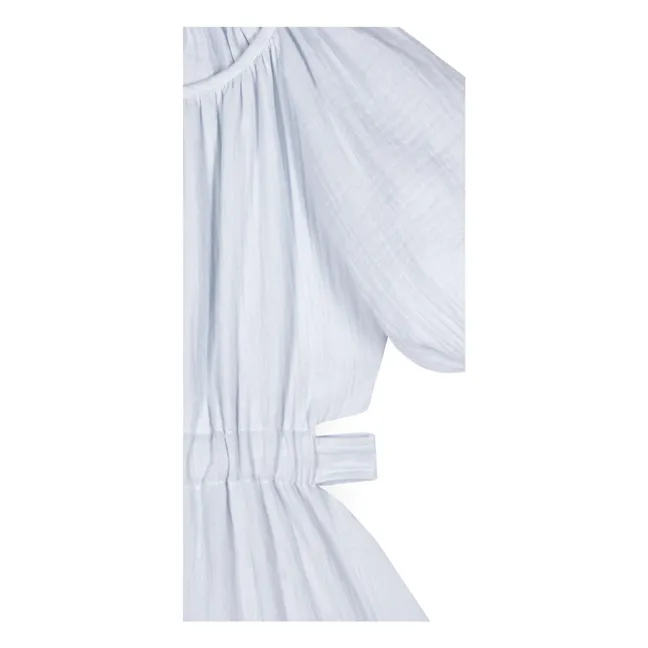 Robe Marine Gaze de Coton Bio | Bleu pâle