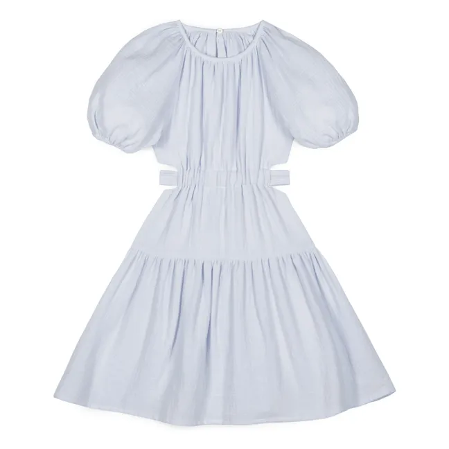 Robe Marine Gaze de Coton Bio | Bleu pâle