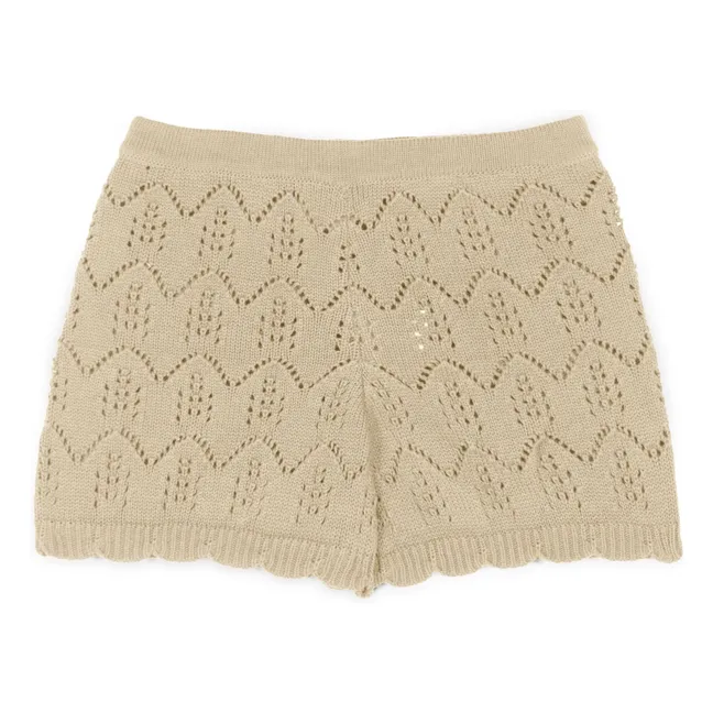 Short Bimba Maille | Ecru