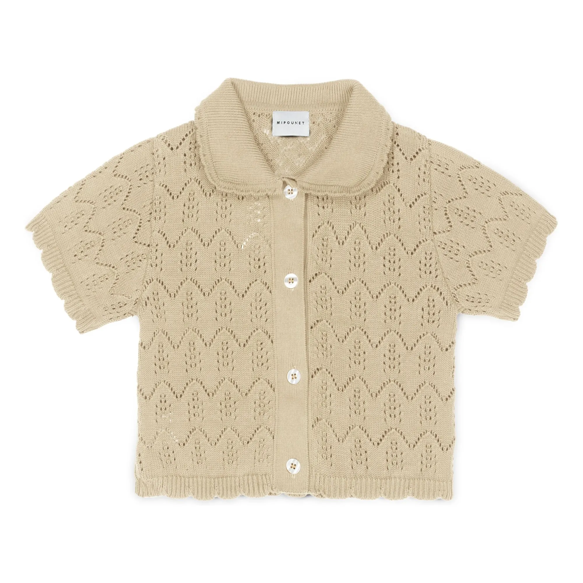 Mipounet Ecru Bimba Cardigan