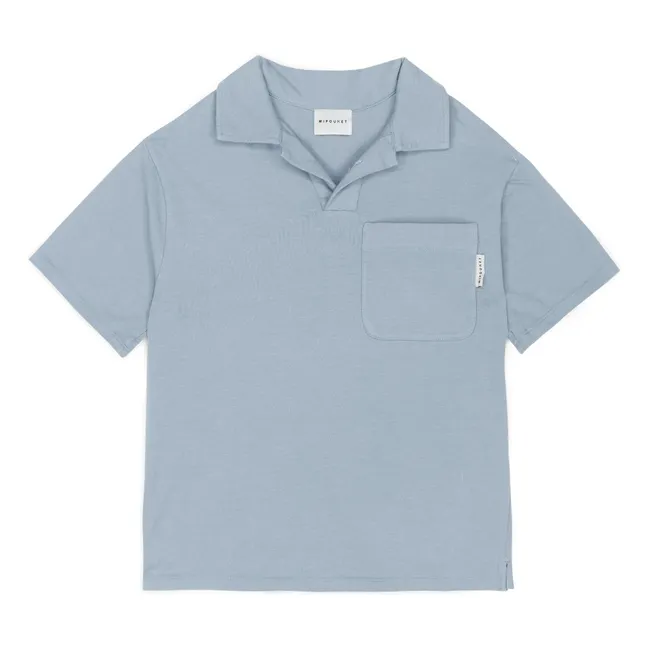 Polo Luca Coton Bio | Bleu ciel