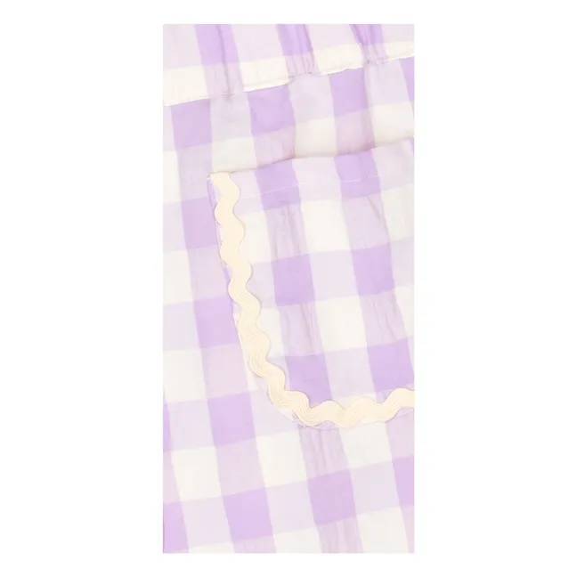 Pantalon Pauline Vichy | 	Lilas