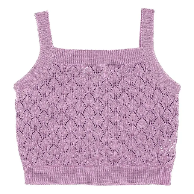 Top in maglia Dakota | Lilla