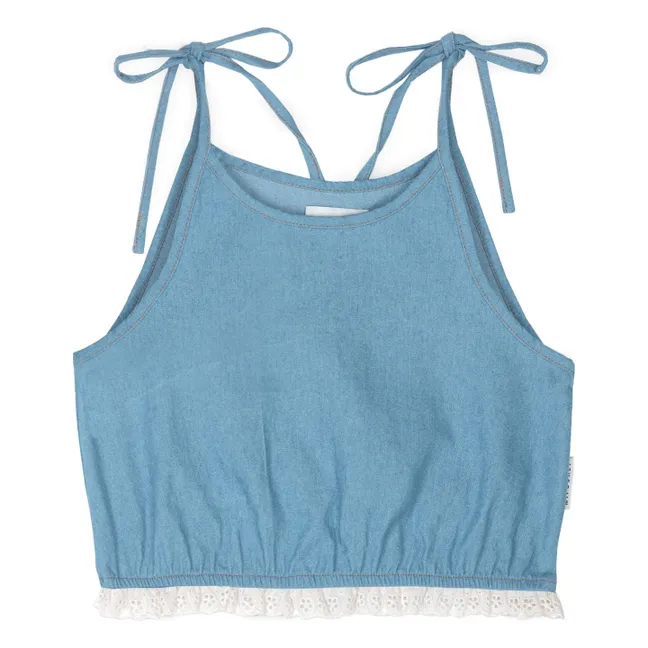 Top Aroa | Bleu jean