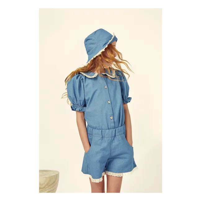 Blouse Aroa | Bleu jean
