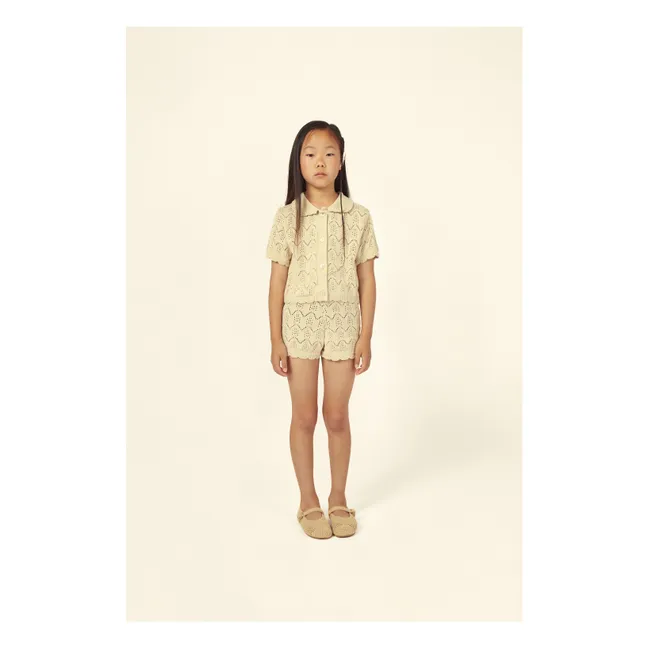 Short Bimba Maille | Ecru